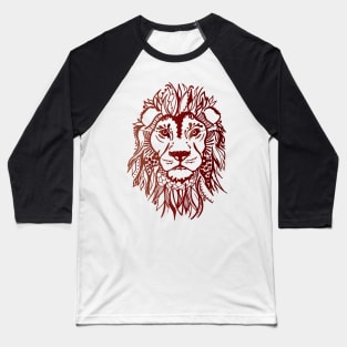 fierce_lion_red Baseball T-Shirt